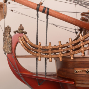 San Felipe, 120 cm, modelo de madera hecho a mano, barco, decoraciones náuticas, letrero de pared de madera, soporte de exhibición para el hogar con cajas artesanales pintadas - Product Image 4