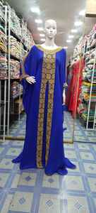 2022 caftan marocain pour adultes robe musulmane traditionnelle joliment colorée avec perles de pierre faites à la main nouveau design - Product Image 2