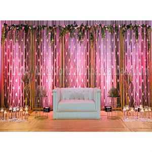 Prominent Modern Wedding Stage <b>Decoration</b> Easy Install Metal Candle <b>Walls</b> Reception High Quality Heavy Duty Hot Selling - Product Image 1