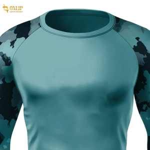 Custom BJJ Rash Guard for Adults Long Length Polyester Sportswear Sublimated Compression Design All Sizes <b>Swimming</b> Compression - Product Image 6