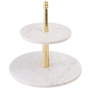 Marble <b>Cake</b> <b>Stand</b> 2-<b>Tier</b> Awesome design Marble Serving <b>Cake</b> <b>Stand</b> for Party Decoration Products - Product Image 2