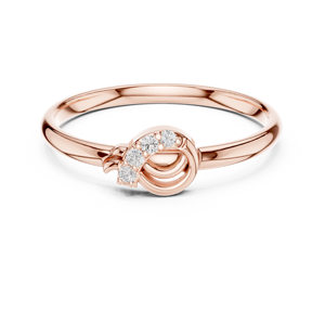 Amorise jewels 14K Elegante anillo de uso diario con piedras de cristal - Product Image 2