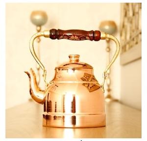 Handmade Copper <b>Tea</b> Kettle with Gold Finished Perfect for Hotel Restaurant <b>Coffee</b> and <b>Tea</b> Accessories Best Prices - Product Image 6