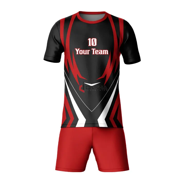 Conjunto de uniforme de fútbol de secado rápido con logotipo personalizado, ropa deportiva, camiseta de fútbol de alta calidad al por mayor 2024 para adultos