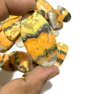 AAA Quality Natural <b>Bumble</b> <b>Bee</b> Jasper Gemstone Loose Yellow Gemstone for Jewelry Making IGI Certified Factory Wholesale Price - Product Image 3