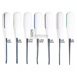 Premium 8PCs Manual Dental Luxating Lift Elevador Cirugía Oral Extracción de dientes Mango de plástico de acero inoxidable Agarre ergonómico 5 - Product Image 3