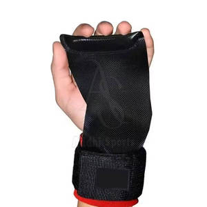 Meilleures ventes de poignées en cuir de couleur unie Nouveau style d'équipement de gymnastique d'entraînement - Product Image 3