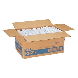 มีดพลาสติกดิ๊กซี่ แบบหนา สีขาว 1000/กล่อง (KH217) - Product Image 2