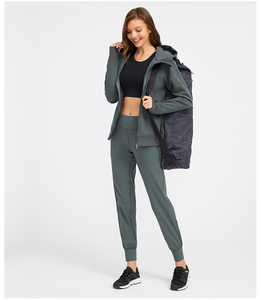 Sudadera Deportiva de Manga Larga con Orificio para el Pulgar, Chaqueta Informal para Correr al Aire Libre, Top Deportivo Holgado y Elegante - Product Image 3