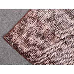 พรมวินเทจขนาดเล็ก 1.9x3.9 ฟุต สีน้ำตาล พรมขนสัตว์ตุรกีสไตล์ตะวันตกเฉียงใต้ - Product Image 5