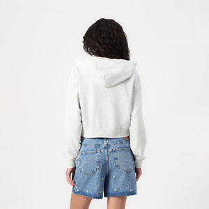 Sudaderas con Capucha Personalizadas de Lujo para Mujer, 100% Algodón Felpa, Sudadera con Capucha Corta Sexy Estampada para Invierno - Product Image 3