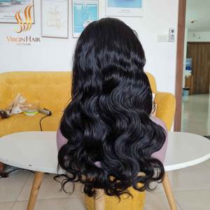 วิกผมชาวเวียดนามวิกผมลูกไม้ด้านหน้าแบบลอน - Product Image 5