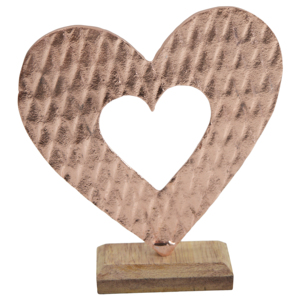 Haute qualité argent Antique en forme de coeur arbre de noël maison décoration petit cadeau de noël avec coeurs d'amour nouvel an décor à la maison - Product Image 4