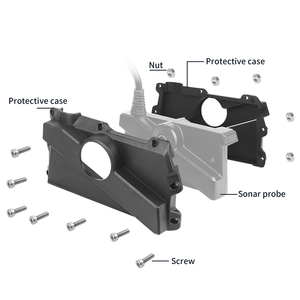 Étui de protection renforcé en nylon Velpaw VEL-BHZ-LVS34 pour sonde sonar avec protection réglable pour la prévention des dommages liés aux chocs - Product Image 5