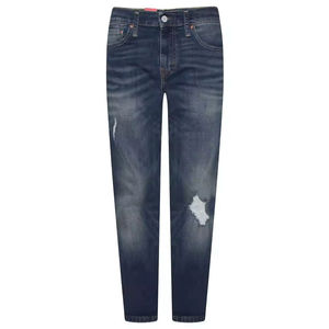 Venta al por mayor de los hombres Casual Eco-Friendly transpirable ligero de tiro medio para recto Skinny Denim Jeans 100% algodón botón Fly - Product Image 2