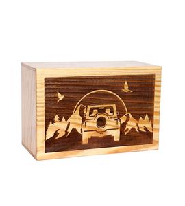 Urne gravée personnalisée pour cendres humaines Boîte en bois de crémation adulte Urne funéraire pour animaux de compagnie pour chiens chats cendres - Product Image 3