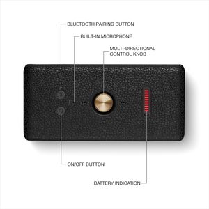 Nouveauté, haut-parleur Bluetooth portable Marshalls Embertons III, robuste, étanche, conception IP67 + pièces et accessoires complets - Product Image 3