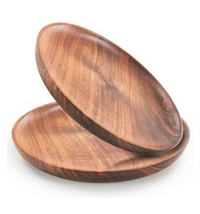 Plateau de service rectangulaire en bois idéal pour le fromage, les fruits, les légumes et les collations servant des entrées assiettes minimalistes - Product Image 1