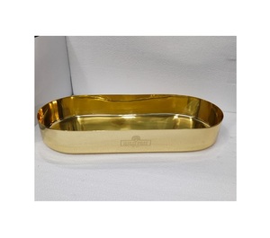 Nuevo diseño antiguo Premium hecho a mano con bandeja de ostras de forma personalizada con Gran bandeja de ostras con acabado dorado con tarifa barata - Product Image 4