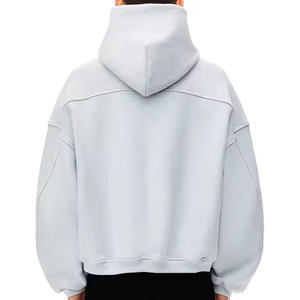 Sweat-shirts à capuche personnalisés pour hommes, streetwear, épaules tombantes, coton lourd, sweat-shirts à capuche pour hommes - Product Image 2