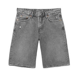 Shorts en jean de haute qualité pour hommes, gris foncé, style vintage, avec poches, décontractés, été, shorts en jean de haute qualité - Product Image 1