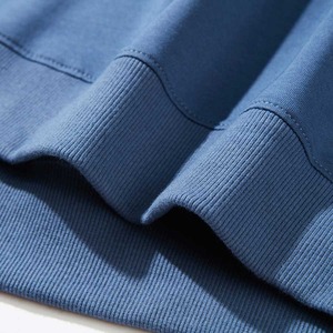 Venta al por mayor de sudaderas en blanco personalizado 100% algodón liso pulóver para hombres y mujeres - Product Image 4