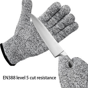 Guantes anticorte EN388, guantes de seguridad para cocina, guantes resistentes a cortes de cuchillo nivel 5 - Product Image 2