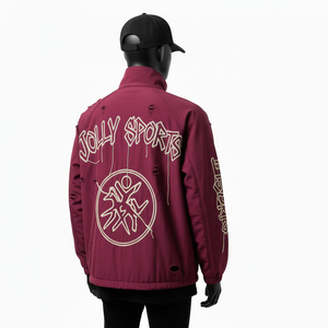 Chaqueta Softshell Premium, Tejido Elástico Resistente al Viento, Color Borgoña con Paneles Desgastados y Chaqueta Softshell Personalizada para Hombre - Product Image 3