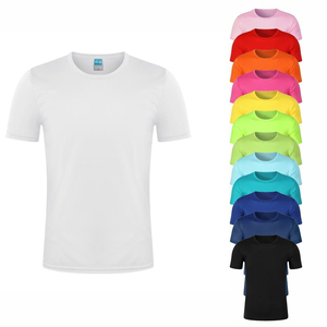 เสื้อยืดพิมพ์ลายสำหรับผู้ชายและผู้หญิงเสื้อยืดสีขาวนุ่มกำหนดเองเสื้อยืด100% โพลีเอสเตอร์ช่องว่างการระเหิดเสื้อยืดสำหรับใส่ไปยิมแห้งเร็ว - Product Image 1