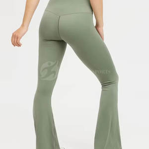 Pantalones de Mujer de Cintura Media, Ajustados, Estilo Lápiz, para Invierno, Ropa Urbana, con Encaje, para Fitness, Correr, Gimnasio, con Parches Personalizados, Transpirables y Ecológicos - Product Image 3