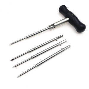 Juego de instrumentos quirúrgicos de acero inoxidable para articulación de cadera: mango de clavo acetabular ortopédico y retractor de gancho femoral - Product Image 1