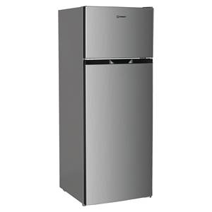 Refrigerador y Congelador de Doble Puerta I55T0 412S, Color Plateado Estático, Clase E, 55x55.5x143cm - Product Image 1