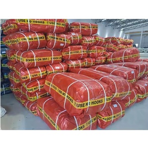 ผ้าใบกันน้ำ PE ตาข่ายผ้าสไตล์เรียบง่ายสำหรับกระเป๋าแฟชั่นเต็นท์กลางแจ้ง - Product Image 1