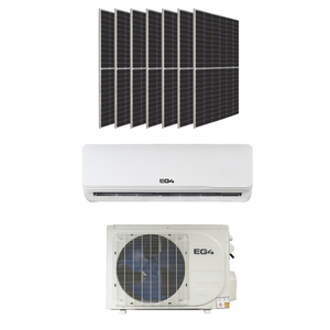 ชุดเครื่องปรับอากาศมินิสปลิตพลังงานแสงอาทิตย์แบบไฮบริด EG4 12k (R32) - Product Image 1
