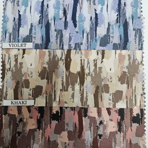 ผ้าฝ้ายพิมพ์ลายดิจิทัลแบบแอบสแตรกและลายดอกไม้สีสันสดใสความกว้าง44นิ้วผ้านับ60วินาทีพร้อมส่งทันที - Product Image 2