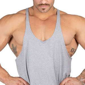 Vêtements de sport en coton Maillots d'entraînement pour hommes Chemise sans manches Maillots de musculation Vêtements de sport de fitness Gilets pour hommes Maillots musculaires - Product Image 5