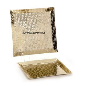 Bandeja de chocolate rectangular de metal Bandeja de chocolate hecha a mano de calidad superior Nueva llegada Bandeja de chocolate de metal elegante - Product Image 2