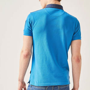 Vente en gros de polo décontracté pour homme à manches courtes respirant 100% polo en coton polyester de haute qualité pour homme - Product Image 2