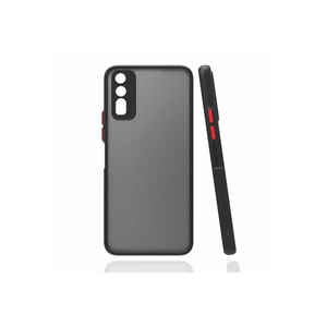 Coque en silicone Vivo Y11S SAFA Hux, coque arrière protectrice en TPU liquide noir souple pour Vivo Y19 A34 Max - Product Image 1