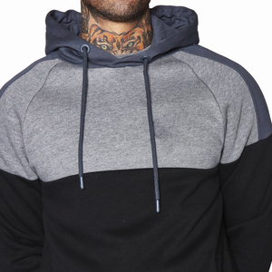 เสื้อฮู้ดและเสื้อสเวตเตอร์มีฮู้ด,เสื้อกันหนาวมีฮู้ดสำหรับผู้ชายสั่งทำใหม่สีดำและสีเทา - Product Image 4