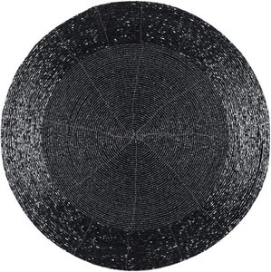 ที่รองจานลูกปัดทรงกลมทำด้วยมือสำหรับโต๊ะอาหารของตกแต่งคริสต์มาสงานเลี้ยงสังสรรค์ในครอบครัว - Product Image 1