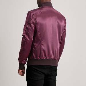 Chaqueta Bomber MA-1 Vintage Marrón para Hombre, de Invierno, Resistente al Viento, de Poliéster/Algodón, con Cierre de Cremallera y Capucha, Estilo Urbano - Product Image 4