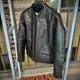 Motorcycle Style <b>Vintage</b> Black Spring Canvas Leather Jacket Men Plus Size 4XL Natural Cowhide Slim Fit Short - Product Image 2