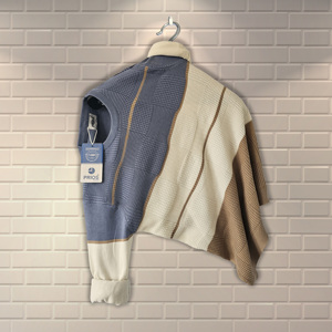 Pull-over tricoté à manches longues personnalisé pour hommes, taille normale, col rond, couleur régulière, style hiver, quantité minimale de commande 120 pièces d'approvisionnement ODM - Product Image 5