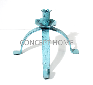 Bougeoir conique en fer forgé à la main pour mariage, Noël, salon, chambre à coucher, décoration de table, écologique, luxe - Product Image 3