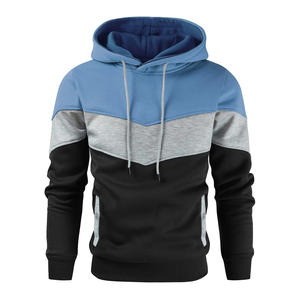 Venta al por mayor en blanco de alta calidad de los hombres sudaderas con capucha de algodón Unisex pulóver ropa de invierno de manga larga sudaderas con capucha de los hombres - Product Image 3