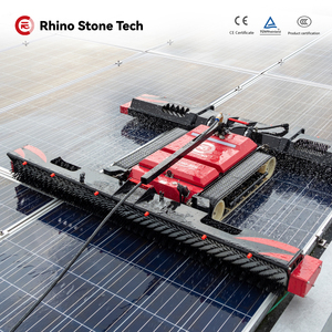 Robot <span class=keywords><strong>de</strong></span> nettoyage <span class=keywords><strong>de</strong></span> panneaux solaires avec télécommande, version batterie lithium, type chenillé, pour machine <span class=keywords><strong>de</strong></span> nettoyage solaire industrielle - Product Image 6