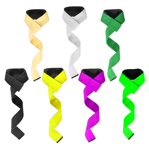 Sangles d'haltérophilie plus épaisses pour la gymnastique Sangles de levage en coton pour Deadlifts Pull Ups Bodybuilding Support d'entraînement durable - Product Image 2