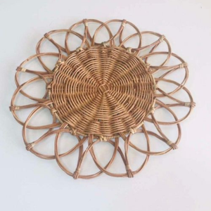 Wholesale Round Rattan Placemats Natural Woven Table Chargers for Kitchen Decor Eco Friendly Handmade - Product Image 1