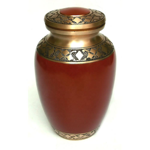 เหยือกอัฐิอลูมิเนียมทำมือสุดหรูกล่องเก็บขี้เถ้าพร้อมหมวก - Product Image 4